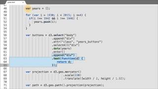 Adding Interactivity - Data Visualization and D3.js