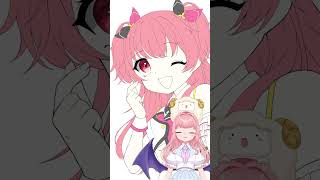 【#shorts 】プロセカ 桃井愛莉ちゃん描いてみた【ひつじのらむり #vtuber  】 #イラストメイキング