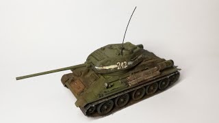 T 34/85 model 1:72 scale Revell