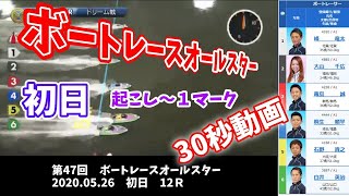 【ＳＧ・競艇・ボートレース】第47回　ボートレースオールスター（住之江）　初日　全レースを６分にまとめました。