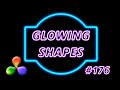 DaVinci Resolve Tutorial: How To Create Shapes With Glowing Outlines