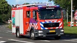 P1, Brandweer De Westereen [TS 02-4332] naar Prio 2 containerbrand Koekoekspaad Feanwâlden