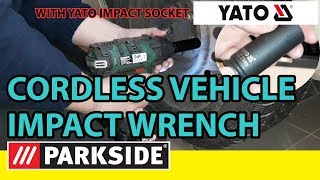 Parkside Cordless Vehicle Impact Wrench PASSK 20-Li A1 - Unboxing + Long test