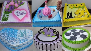 New Decorate Cake Designing Happy Birthday Cake Top Cake Video New Flower Cake