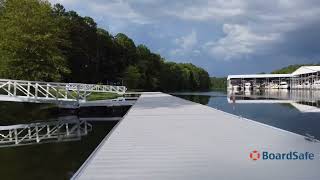 Floating Dock System at Pickwick Dam in Tennessee