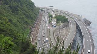 薩埵峠と東海道本線　【東海道一の絶景！】