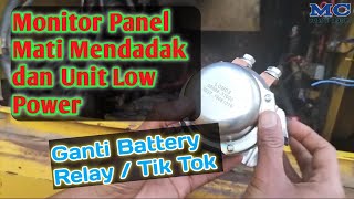 Cara Mengganti Battery Relay Atau Tik Tok, Komatsu Pc130f-7