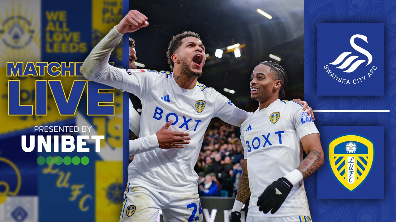 Matchday Live | Swansea City V Leeds United | EFL Championship - YouTube