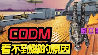 【使命召唤手游】CODM角色没有脚的间接原因！#CODM官方作者