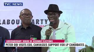 Peter Obi Visits Edo, Canvasses Support for LP Candidates