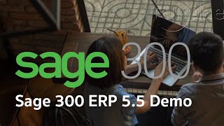 Sage 300 ERP 5.5 (Accpac) Demonstration