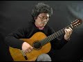 classical guitar of tabei romance de amour