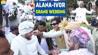 Firangi Dulha Ivor arrives with Band Baaja, Baarati, Crazy Dance | Alana-Ivor Grand Wedding