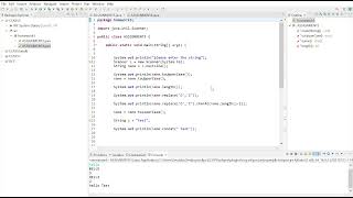 Using uppercase, lowercase, length, replace, concatenate functions in JAVA programming.