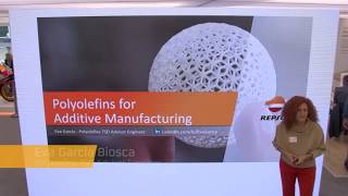 Repsol talks at #K2019 | Polyolefins for additive manufacturing | Eva García Biosca