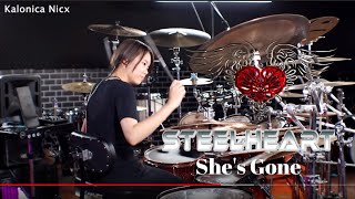 Steelheart - She's Gone | Drum cover by Kalonica Nicx