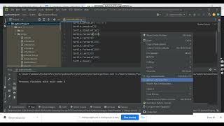 Turtle script to create square in Python Pycharm