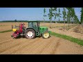 john deere 5100 matermacc 6 rows sowing soybeans