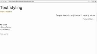 Learn Bootstrap. 3. Text Styling
