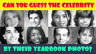 Guess the Celebrity by their Yearbook Photo | Celebrity Quiz