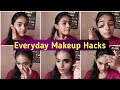 தமிழில் Everyday Makeup hacks | சீக்கிரமா Ready ஆக Makeup hacks follow பண்ணுங்க | Hacks in Tamil