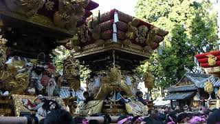 平成30年　岩壺神社　昼宮　大塚と芝町の練り合わせ