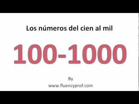 Spanish Numbers from 100 -1000 Spanish Numbers from 100 -1000