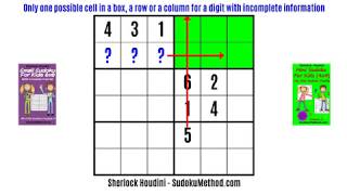 Learn Sudoku 6x6 techniques (Sudoku for kids tutorial with animation)