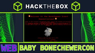 baby BoneChewerCon [easy]: HackTheBox Web Challenge (improper error handling)
