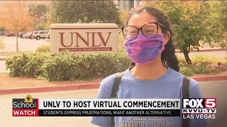 UNLV students react to announcement of virtual graduation ceremonies