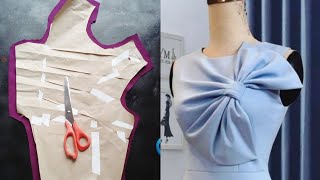 how to create design using darts.#patterndrafting #sewingtutorial #dart manipulation#amen