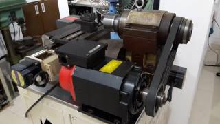 Cnc lathe _ Fanuc AC spindle 2.2kw_test