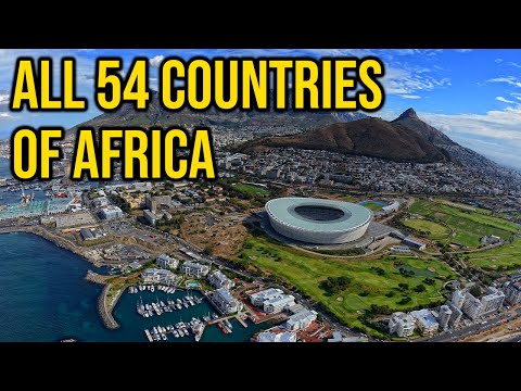 An overview of Africa, the continent of 54 countries