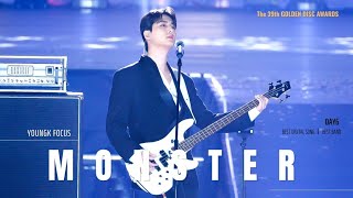 [4K] 250104 골든디스크어워즈 GDA | DAY6_괴물(Monster) YOUNGK FOCUS CAM