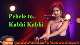 Pehele to Kabhi Kabhi   Cover Song   Helo kon Sneh Upadhya Valentine Day Special