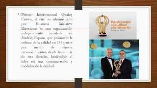 Infografía Premios a la calidad Nacionales e Internacionales