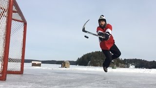 Beer leaguer attempts Bud Holloway move