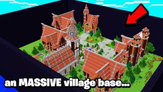this rich Minecraft Faction 100% own a VILLAGE..and its 24/7 GUARDED! (wow)