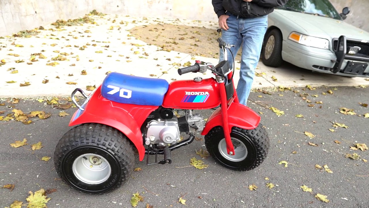 1985 Honda Atc70 4 Speed Original Youtube