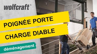 Porter un diable wolfcraft à 2 - Poignée porte-charge pour TS 850 \u0026 1500