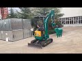 lovol fr18e2 u really tailless small mini hydraulic crawler excavator