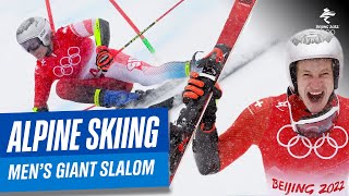 Alpine Skiing - Men's Giant Slalom - Run 1&2 | Full Replay | #Beijing2022
