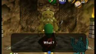 Legend of Zelda Ocarina of Time Cutscene: Darunia's Crazy Dance