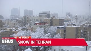 Heavy snow in Tehran cripples transport, closes schools