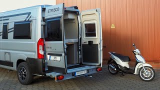 Portamoto da 150 kg per Ducato, Jumper \u0026 Boxer: Sicurezza e Affidabilità per i Tuoi Viaggi in Moto!