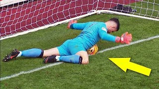 Goalkeeper Saves Without Their Hands