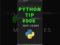 How to reverse a python string - Python Tip #python #coding #programming