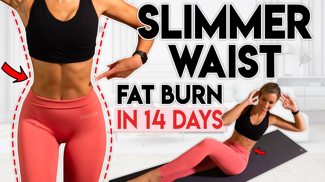 SLIMMER WAIST And LOSE LOWER BELLY FAT In 14 Days | 10 Min Workout ...