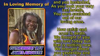 Cutherbert Roy James Auguste memorial