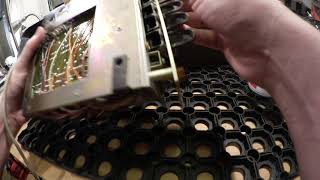 Cleaning contacts of a Wurlitzer 5020 Swingin Rhythm